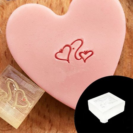 Akryl Gjennomsiktig Stempel for Såpe Naturlig Eterisk Olje Såpe Lagingsverktøy