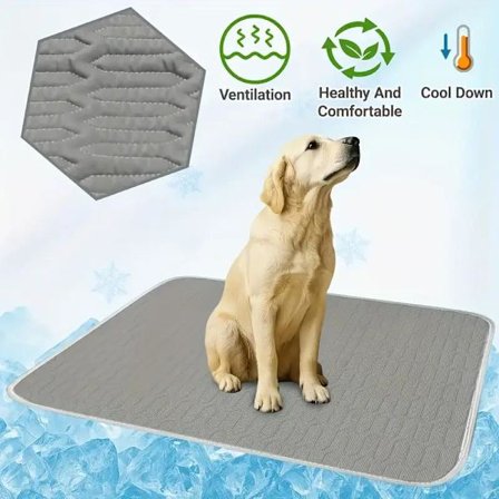Cool Pet Mat, Suitable for Pets in Summer (50*40) Grey