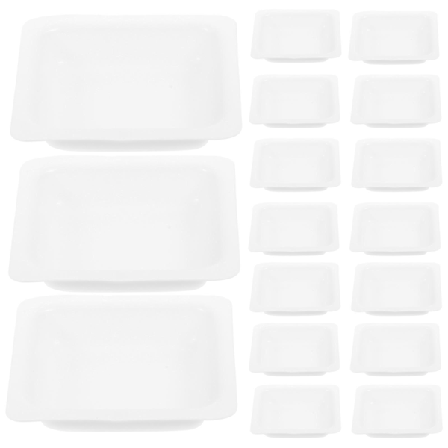 100 st Vågbåt Mätning Vågbåt Kemi Vågbåt Behållare för torrt pulver