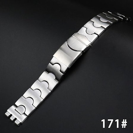 Stålarmband för Swatch YCS YAS YGS IRONY herr- och damklockor 19/17MM