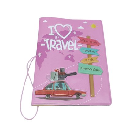 Söt och praktisk organizer för pass och kort case