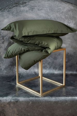 Bäddset Solid - DecoFlux - Grön - Påslakanset - Från Homeroom