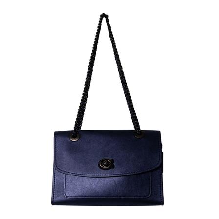 Coach, Shoulder Bags Blauw, Dames, Maat:ONE Size,leer