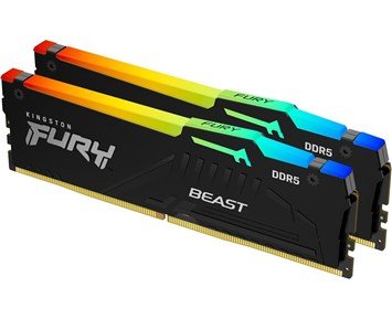 Kingston-Fury Beast DDR 5 6000MHz (2x16GB) CL 36 FURY Beast RGB-Kingston Fury Beast RGB DDR5 6000MHz 32GB-Computer components-DDR5