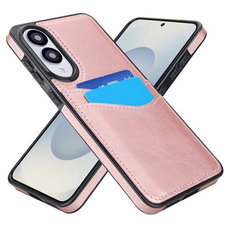 Samsung Galaxy S25 Edge Suojakuori Korttipaikka Slim-Fit PU+TPU Puhelinkotelo