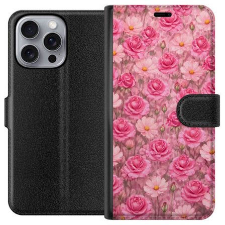 Yhteensopiva Lompakkokotelo Apple iPhone 16 Pro Max Petal Reverie Blush Rose