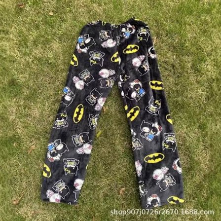 Spider-Man Unisex 100% Bomull Långbyxor - Bekväma Långa Pyjamasbyxor med Tecknat Mönster