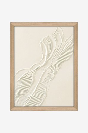 Malerifabrikken - Beige Heritage / 30x40 Cm / Eik ramme - Beige - Bilder & skilt - Fra Homeroom