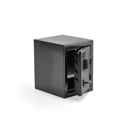 Sikkerhetsskap, kodelås, H450 B350 D400 mm, svart