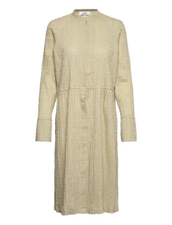 Crinckle Pop Dupina Dress Dresses Shirt Dresses Grå Mads Nørgaard