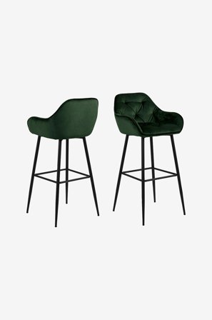 NORDFORM - Barstol Alice, 2-pk - Grønn - Barstoler & -krakker - Fra Homeroom