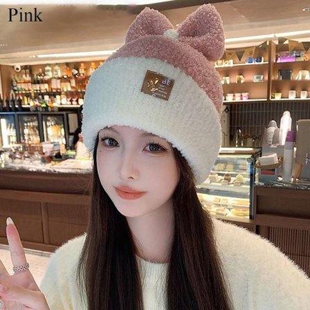 Plyschmössa Mössa ROSA