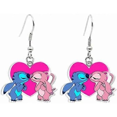 Stitch Gave Ohana Øreringe Ohana Betyder Familie Stitch Smykker Stitch Elsker Gaver Stitch Fans Gaver Fødselsdagsgaver til Kvinder Piger