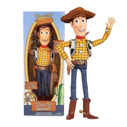 Pixar Toy Story Woody Jesse Lydsgiven Dukke Model Legetøj