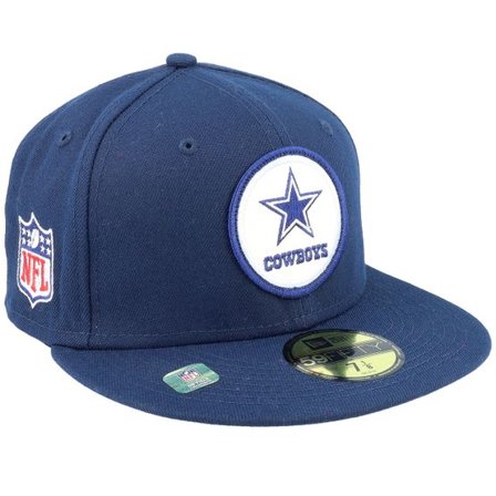 New Era - NFL Blå fitted Keps - Dallas Cowboys NFL22 Sideline Historic 59FIFTY Navy Fitted @ Hatstore