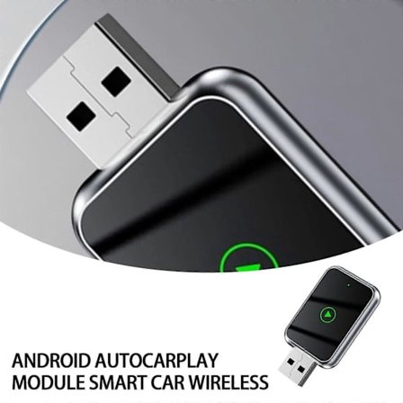 AIZEO Trådløs CarPlay Adapter Trådløs Plug and Play kun til IPHONE IOS (INFO9j