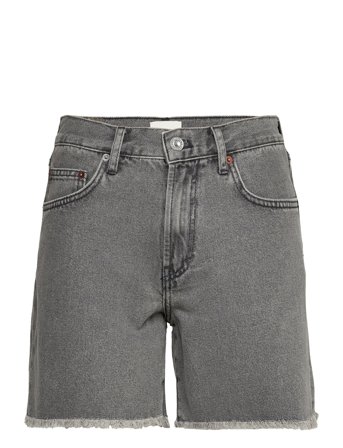 Piper Orgnic Dnm Boyfrnd Shrts Grey French Connection