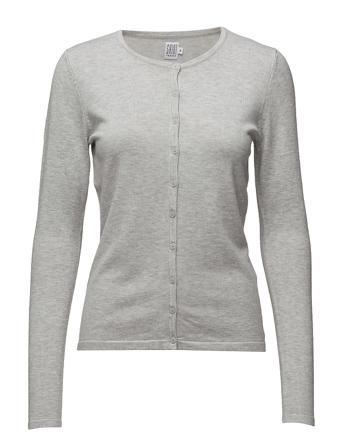 A8661, Milasz R-Neck Cardigan Stickad Tröja Cardigan Grå Saint Tropez