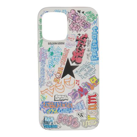 Golden Goose Iphone 12/12 Pro Max Case Journey Hvid, unisex Høretelefoner, Størrelse: ONE Size