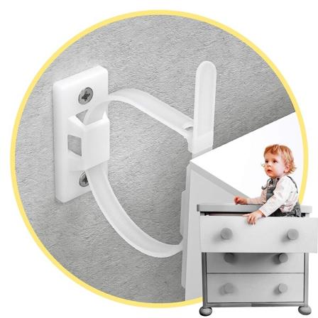 4-pack skåp väggankare skyddar toddler från fallande möbler, justerbara barnsäkerhetsremmar jordbävningsbeständiga