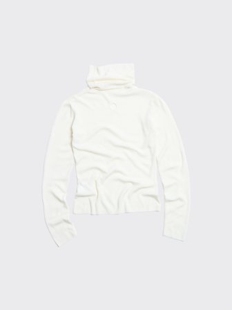 Holzweiler Merino Rib Turtle - Ecru - Women's - XS