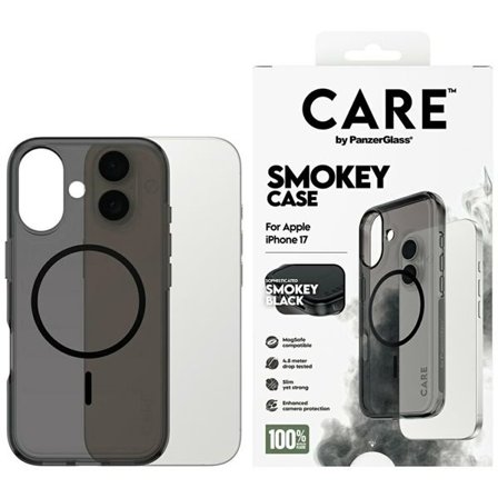 CARE by PanzerGlass Flagship Urban Explorer-etui m. sort MagSafe til iPhone 17 - Sort