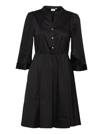 Nuolivia Dress - Noos Knælang Kjole Sort Nümph