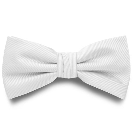 Hvid Bundet Grosgrain Butterfly til mænd - Bundne butterflies