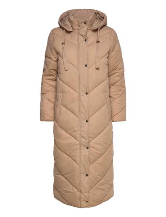 Haylisz Long Jacket Fôret Kåpe Beige Saint Tropez