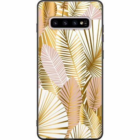 Samsung Galaxy S10+ Svart Skal Guld