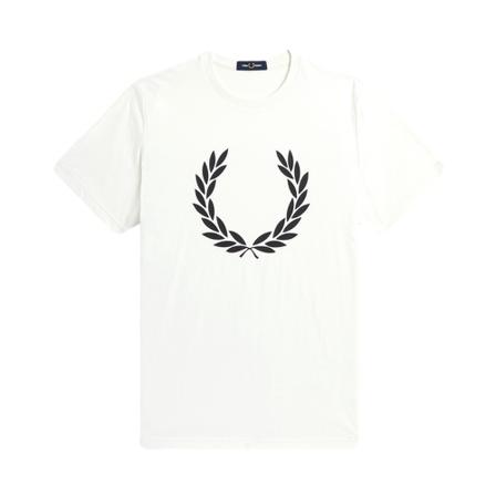 Fred Perry T-Shirts vit, Herr, Herr, Storlek: M