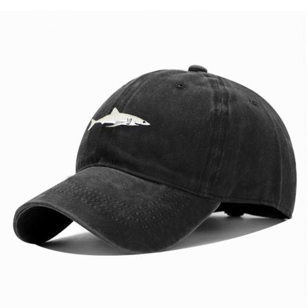 Pesty shark-kirjailtu baseball-lippis (musta), Polo-tyyli classi
