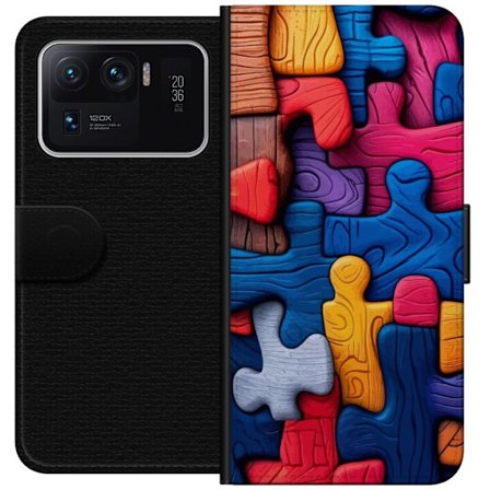 Yhteensopiva Lompakkokotelo Xiaomi Xiaomi Mi 11 Ultra Leikkisä kuvitus Stitchin kanssa vaaleanpunaisissa omenoissa pehmeässä pastellidesignissa, jo