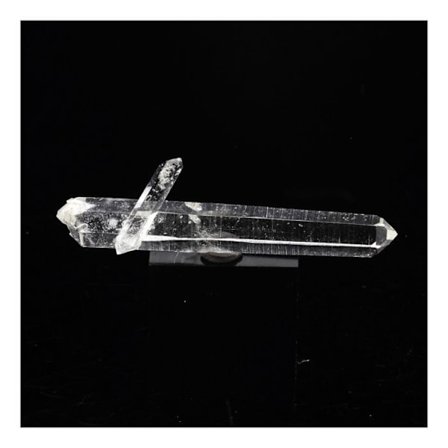 Stenar och mineraler. Dubbelterminerad kvarts. 16,5 ct. Freney d'Oisans, Bourg d'Oisans, Frankrike.