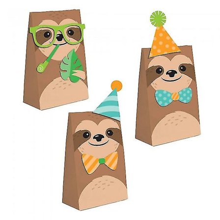 Creative Party Papperspresentpåse med Sengångare (8-pack)