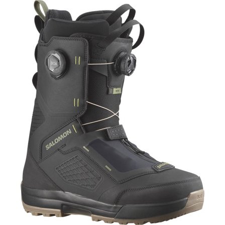 Salomon - Snowboardstøvler menn Echo Dual Boa - Black / Black / Deep Lichen Green