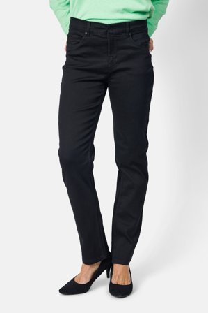 JENSEN - Joyce Jeans - Sort - Curve Fit - Lige Ben