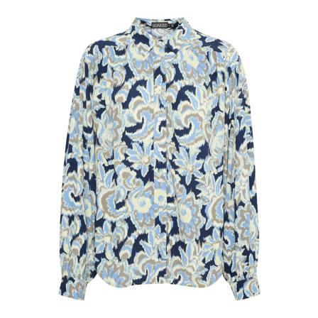 Soaked in Luxury Soaked In Luxury Slebba Shirt Ls Bluser 30406353 Night Sky Tapestry Print Blå, Dame Skjorter
