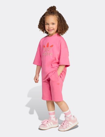 adidas Originals Short Tee Set - Pink - 128
