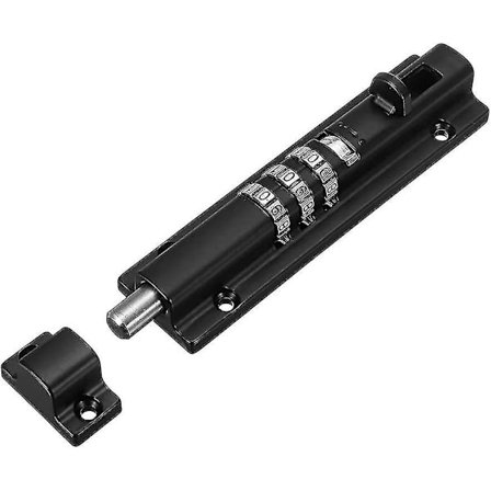 Kombinasjonslås for rustfritt stål flush dører 4 skiver 3 sifret glidende kombinasjon