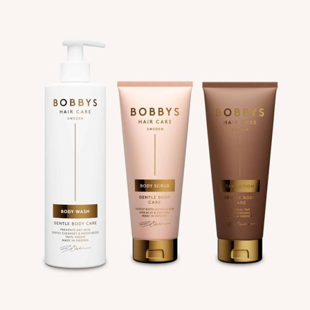 Body Wash & Body Scrub + Tan Lotion