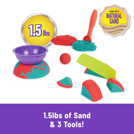 SPINMASTER Kinetic Sand Mold n’ Flow Set