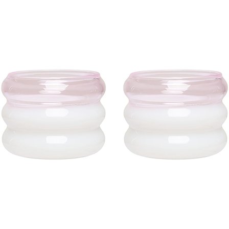 Design Letters Bobble Fyrfads Lysestage 2 stk Pink, Tøj & Bolig, Indretning, Lysestager