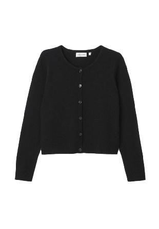 Carin Wester Cardigan i ull DIJON Stickat Svart M