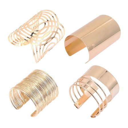 4 stk. Damearmbånd Gresk Gudinne Armbånd Mansjettarmbånd Dame Overarmsmansjett Armring Dame Gresk Gudinne Smykker