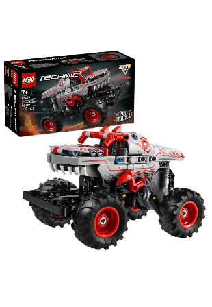 LEGO Monster Jam ThunderROARus med pull-back Byggsatser Unisex ONESIZE