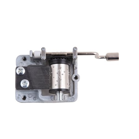 Solcelledrevet musikkboks DIY håndsveivet musikkboksbevegelse manuell leketøy Acc