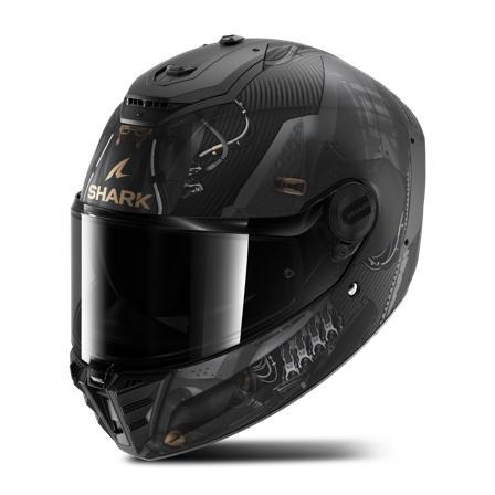 Integralhelm Shark Spartan RS Carbon Xbot Matt Carbon/Anthrazit/Kupfer L