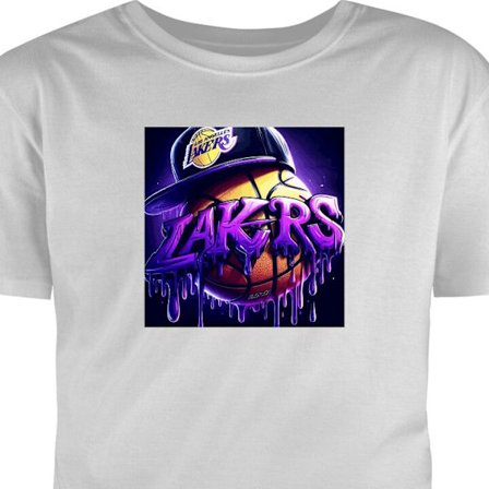 Barn T-shirt Lakers Basket NBA Basket USA