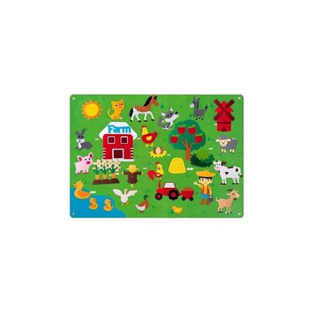 Børns undervisningsfilttavle, bondegårdsdyr Ocean filt-tavle historie sæt til småbørn, undervisning flannel grafer til børn